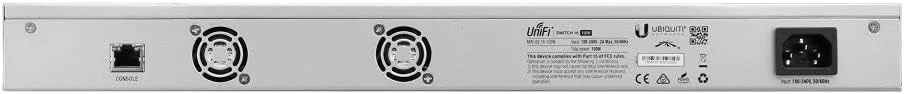 سوییچ یونیفای Ubiquiti Networks US-16-150W با 16 پورت و توان 150 وات، 24 ولت، 802.3af/at PoE