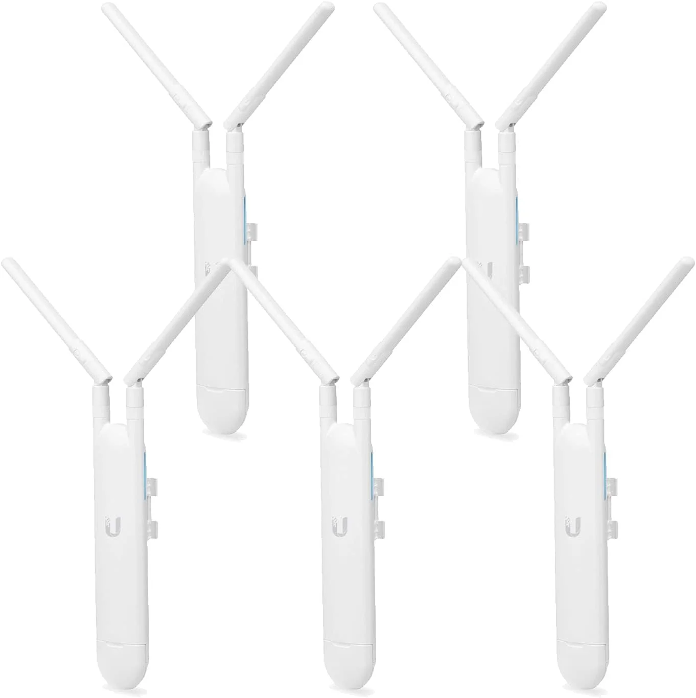 پک 5 عددی اکسس پوینت وایرلس یوبیکیوتی نتورکس مدل 5X Unifi AC Mesh با سرعت 867 مگابیت بر ثانیه و قابلیت PoE (تغذیه از طریق اترنت) - سفید