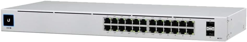 سوییچ 24 پورت PoE نسل 2 یوبیکیوتی نتورکس UniFi مدل USW-24-POE