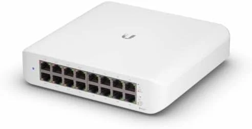 سوییچ شبکه یوبی‌کوئیتی UniFi Switch Lite 16 PoE L2 گیگابیتی اترنت (10/100/1000) با قابلیت Power over Ethernet (PoE) - سفید