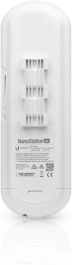 یوبیکیوتی نتورکس نانو استیشن AC 5 گیگاهرتز airMAX ac CPE با مدیریت اختصاصی Wi-Fi (NS-5AC-US)