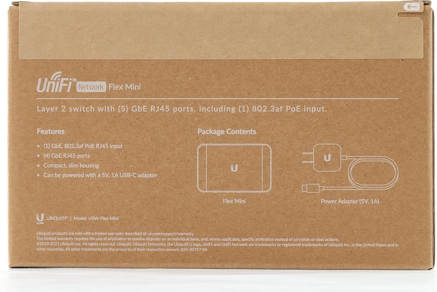سوئیچ شبکه 5 پورت گیگابیتی Ubiquiti Networks UniFi Flex Mini