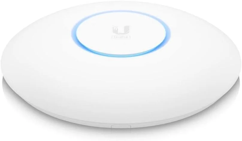 اکسس پوینت شبکه های محلی بی سیم یوبیکیوتی نتورکس U6-PRO 4800 مگابیت بر ثانیه سفید اتصال اترنت، پشتیبانی از منبع تغذیه