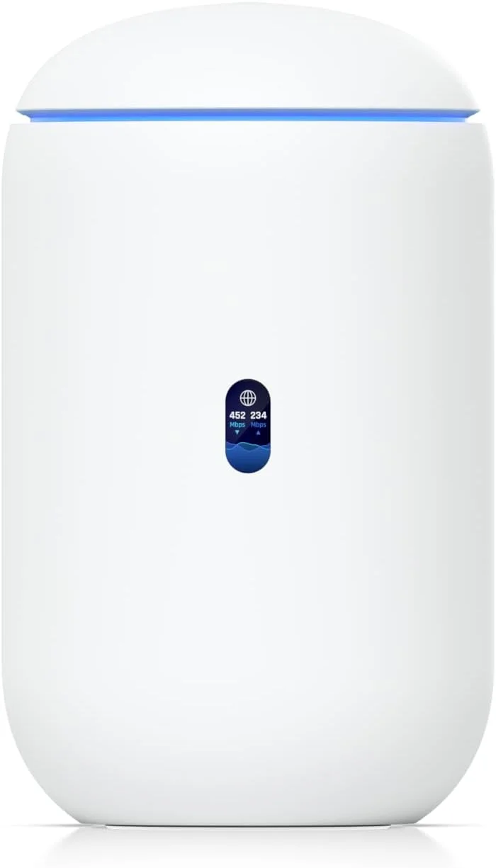 کنسول سیستم عامل UniFi از Ubiquiti Networks با اکسس پوینت WiFi 6 یکپارچه و درگاه امنیتی، سرعت بی سیم 2.4 گیگابیت بر ثانیه در 5 گیگاهرتز، حافظه 128 گیگابایتی