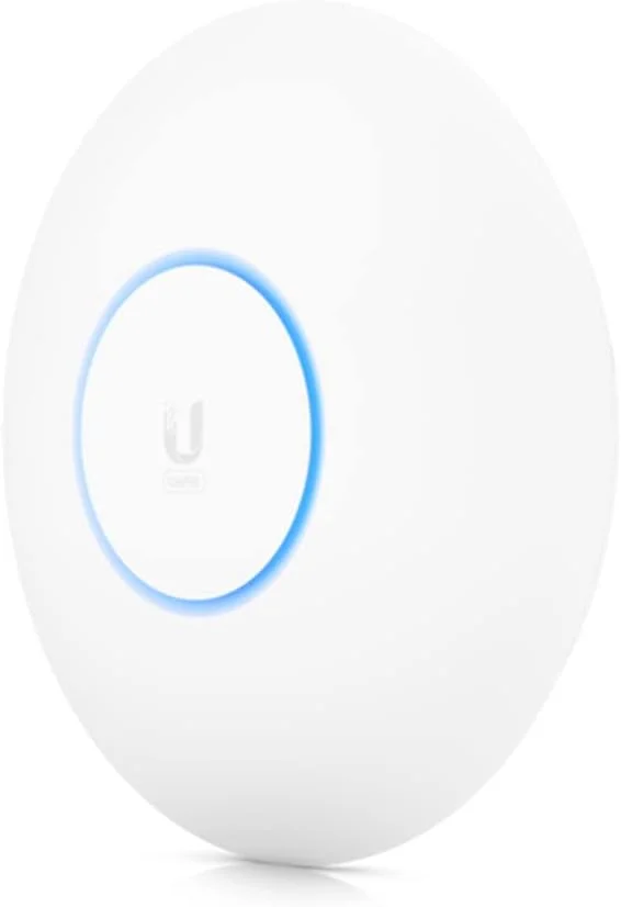 اکسس پوینت حرفه ای یوبیکیوتی نتورکس UniFi U6 Pro، وای فای داخلی دو بانده WiFi 6 نسل 5 گیگاهرتز با سرعت 4.8 گیگابیت بر ثانیه، باند 2.4 گیگاهرتز با سرعت 573.5 مگابیت بر ثانیه، پشتیبانی از تا 300 کاربر، پلاستیک و فولاد SGCC، سفید