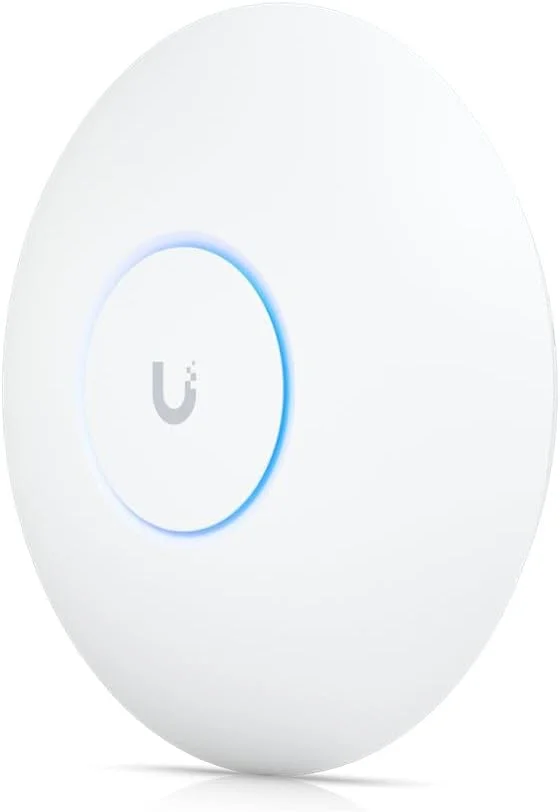اکسس پوینت حرفه ای یونیفای U7 Pro/Professional از Ubiquiti Networks، وای فای داخلی دو بانده WiFi 7 GeN | باند 6 گیگاهرتز با سرعت 5.7 گیگابایت بر ثانیه، باند 2.4 گیگاهرتز با سرعت 688 مگابایت بر ثانیه، پشتیبانی از 300+ کلاینت، بدنه فولادی SGCC - سفید
