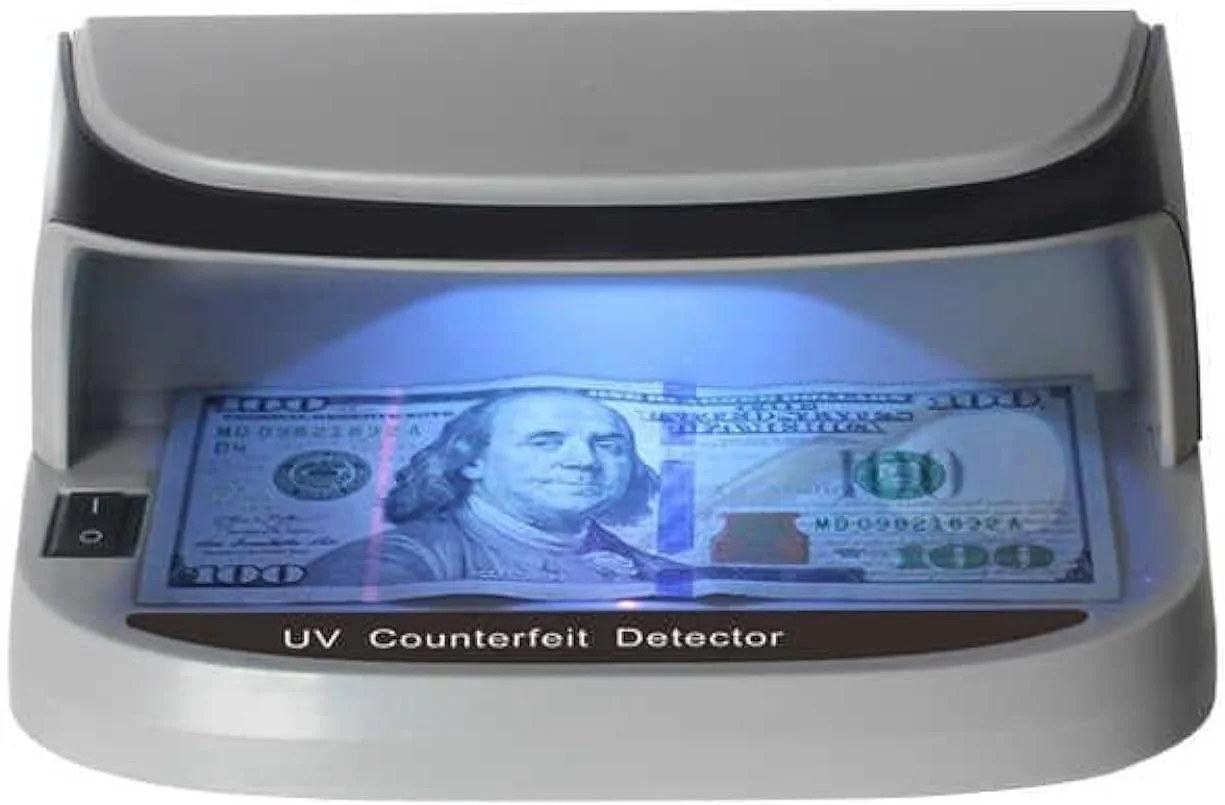 دستگاه تشخیص اسکناس تقلبی CRONY AL-09 با اشعه UV، دستگاه مینی و قابل حمل برای تشخیص اسکناس تقلبی با UV