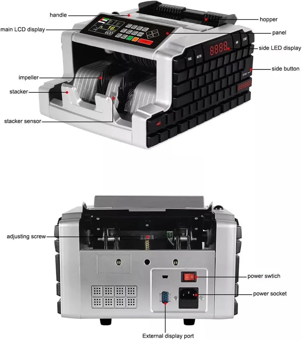 دستگاه شمارشگر پول چند ارزی CRONY Al-6200T دستگاه شمارشگر پول چند ارزی CRONY Al-6200T
