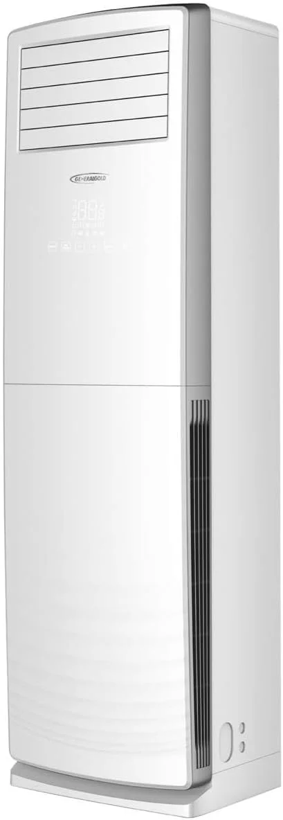 کولر گازی ایستاده 3 تن جنرال گلد، 36000 BTU، اینورتر T3 سرد و گرم با کیت لوله، کنترل WIFI، مبرد R410 کم مصرف، عملکرد بی صدا