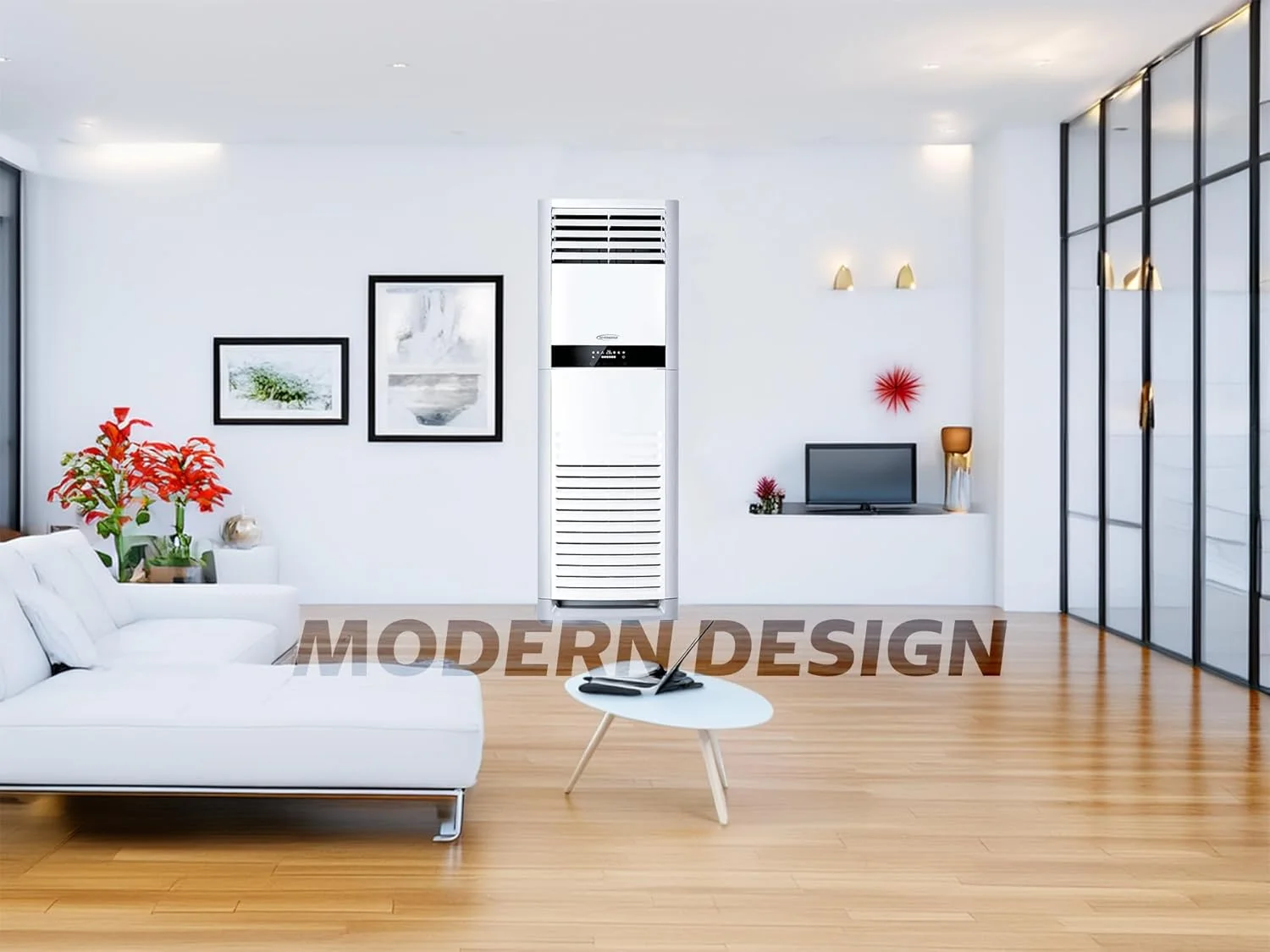 کولر گازی ایستاده 4 تن جنرال گلد با وای فای، اینورتر 48000 BTU، کمپرسور T3، سرمایش و گرمایش R410، واحد AC اسپلیت مستقل قابل حمل ایستاده، کولر گازی برج متحرک داخلی 4T