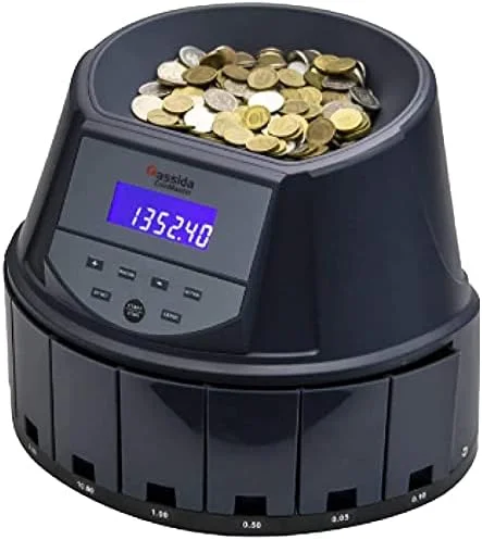 دستگاه شمارش و مرتب سازی سکه کاسیدا CoinMaster (فقط برای درهم امارات) دستگاه شمارش و مرتب سازی سکه کاسیدا CoinMaster (فقط برای درهم امارات)