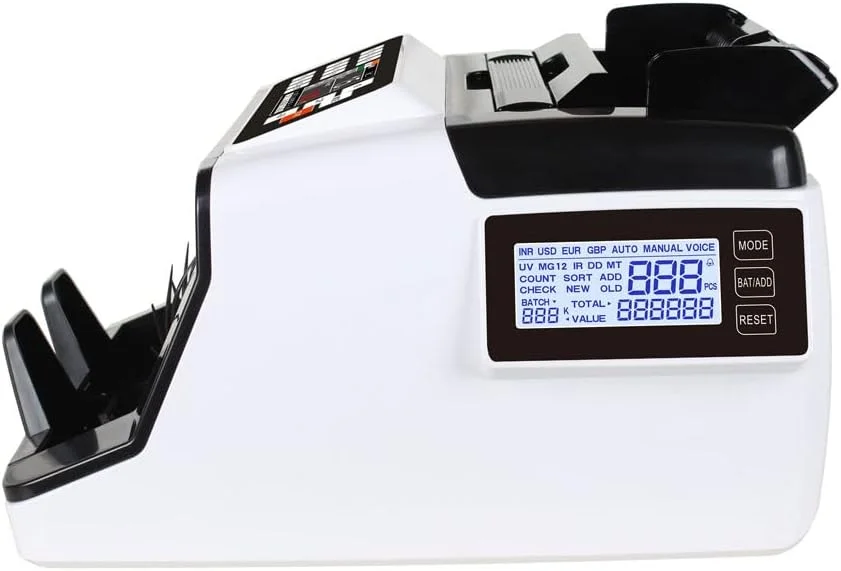 دستگاه شمارشگر پول CRONY Al-7200 با باتری قابل شارژ، شمارشگر ارزش تک اسکناس