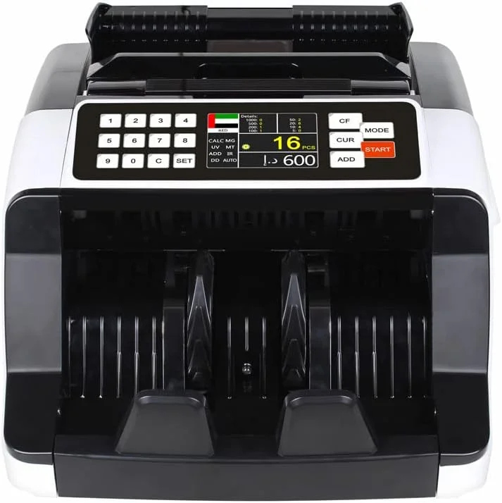 دستگاه شمارشگر پول CRONY Al-7200 با باتری قابل شارژ، شمارشگر ارزش تک اسکناس