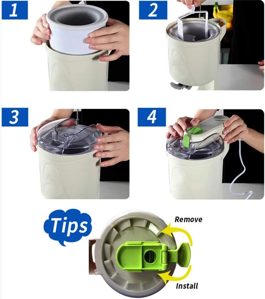 دستگاه بستنی ساز اتوماتیک xxz، دستگاه بستنی ساز خانگی، دستگاه یخ خردکن برقی، سریع، تمیز کردن آسان، برای مصارف خانگی، کودکان، 220 ولت دستگاه بستنی ساز اتوماتیک xxz، دستگاه بستنی ساز خانگی، دستگاه یخ خردکن برقی، سریع، تمیز کردن آسان، برای مصارف خانگی، کودکان، 220 ولت