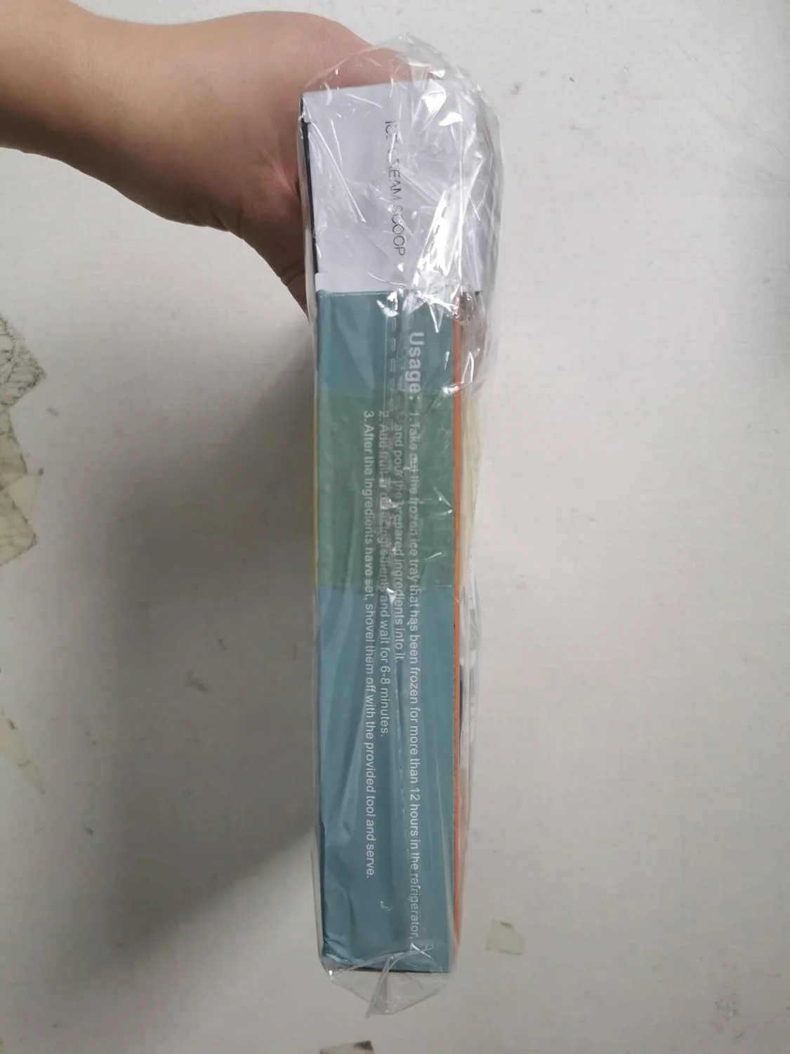 دستگاه بستنی ساز خانگی کوچک XSQD، سینی ماست یخ زده استیل، ابزار ساخت دسر خانگی (همراه با 2 کاردک و 1 اسکوپ بستنی) دستگاه بستنی ساز خانگی کوچک XSQD، سینی ماست یخ زده استیل، ابزار ساخت دسر خانگی (همراه با 2 کاردک و 1 اسکوپ بستنی)