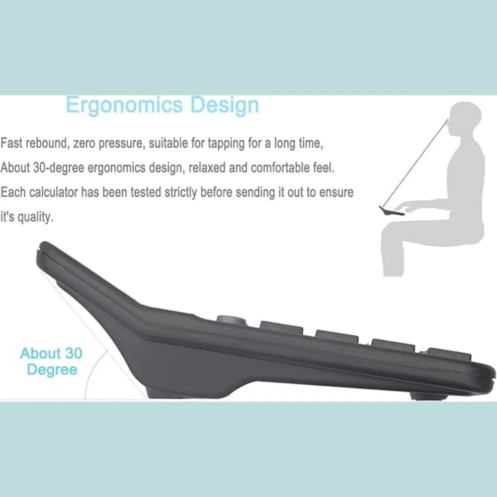 ماشین حساب الکترونیکی 12 رقمی JOINUS JS-8837 - دو منبع تغذیه، پخش خودکار، بررسی و تصحیح 112 مرحله ای، ایده آل برای استفاده در دفتر، خانه و مدرسه ماشین حساب الکترونیکی 12 رقمی JOINUS JS-8837 - دو منبع تغذیه، پخش خودکار، بررسی و تصحیح 112 مرحله ای، ایده آل برای استفاده در دفتر، خانه و مدرسه