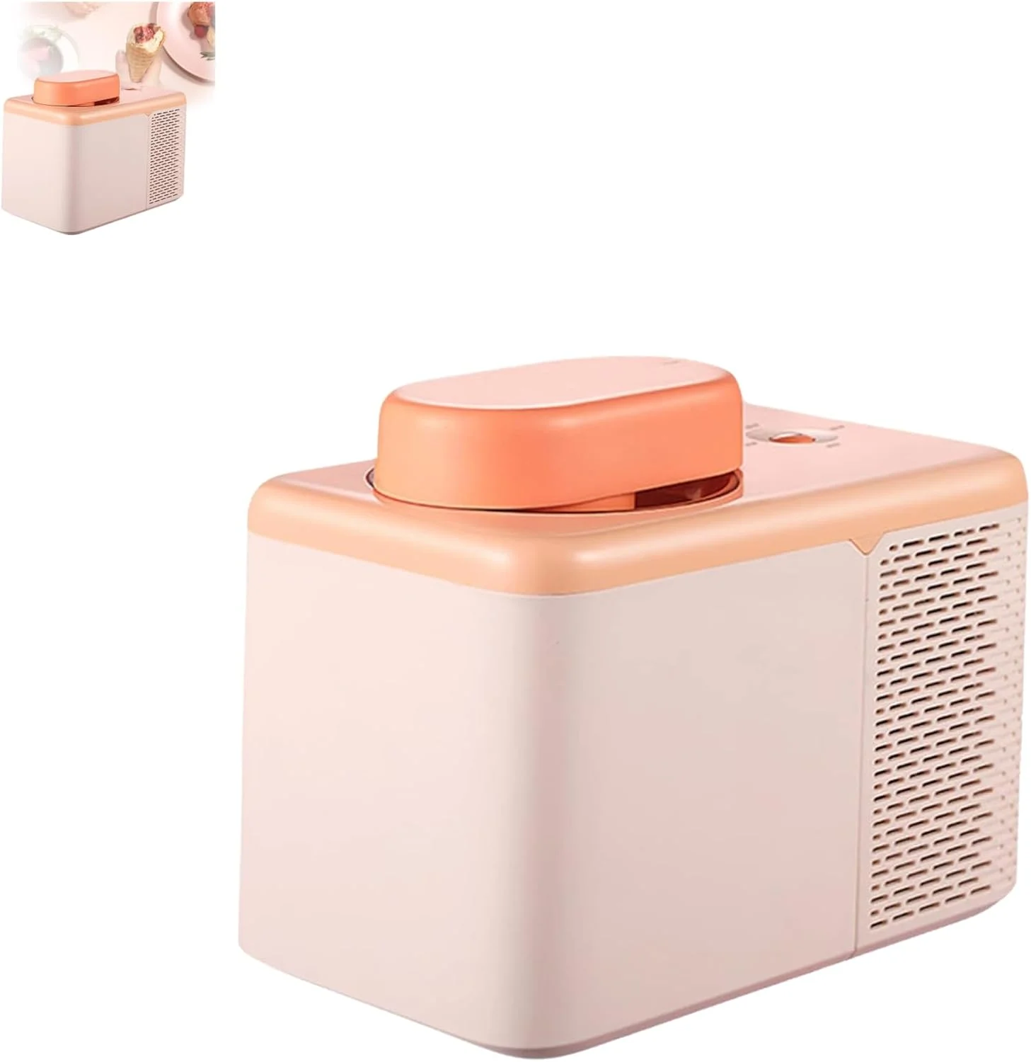 دستگاه بستنی ساز قیفی نرم، بدون نیاز به پیش انجماد، خنک کننده نیمه هادی، دستگاه دسر جمع و جور رومیزی دستگاه بستنی ساز قیفی نرم، بدون نیاز به پیش انجماد، خنک کننده نیمه هادی، دستگاه دسر جمع و جور رومیزی