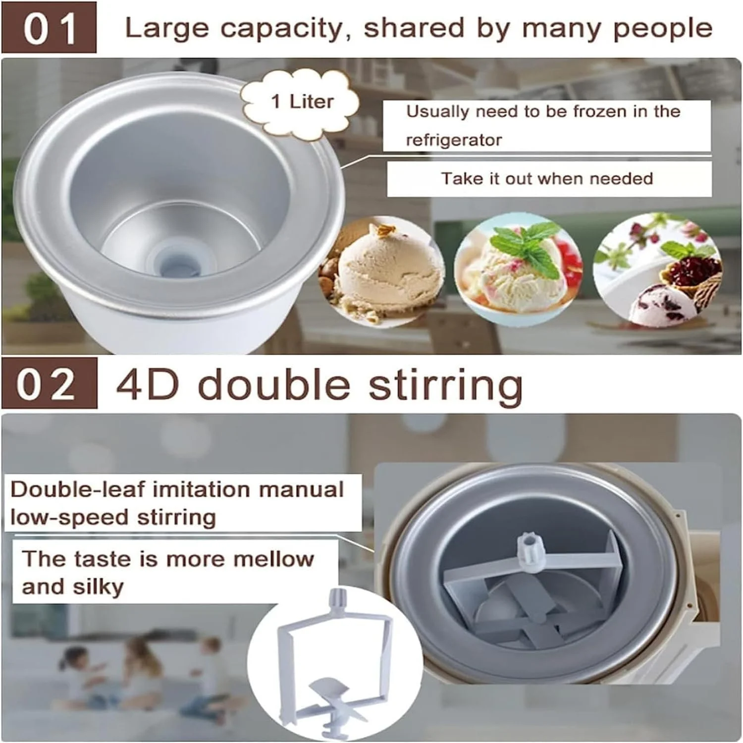 دستگاه بستنی ساز نرم، دستگاه بستنی ساز نرم میوه ای مینی اتوماتیک خانگی DIY آشپزخانه، دستگاه بستنی ساز نرم دستگاه بستنی ساز نرم، دستگاه بستنی ساز نرم میوه ای مینی اتوماتیک خانگی DIY آشپزخانه، دستگاه بستنی ساز نرم