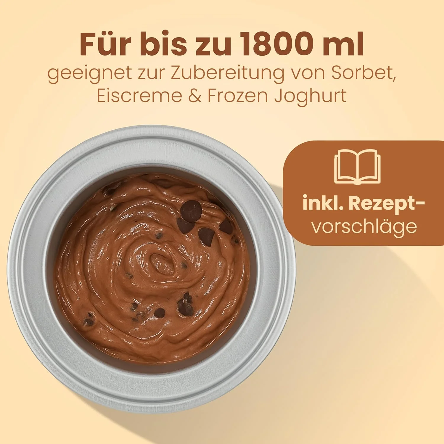 دستگاه بستنی ساز و ماست ساز ProfiCook®، بستنی در 20 دقیقه، برای حداکثر 1800 میلی لیتر بستنی، دستگاه بستنی ساز نرم برای خانه، با تایمر، دستگاه بستنی ساز برای بستنی، ماست یخ زده و سوربت دستگاه بستنی ساز و ماست ساز ProfiCook®، بستنی در 20 دقیقه، برای حداکثر 1800 میلی لیتر بستنی، دستگاه بستنی ساز نرم برای خانه، با تایمر، دستگاه بستنی ساز برای بستنی، ماست یخ زده و سوربت