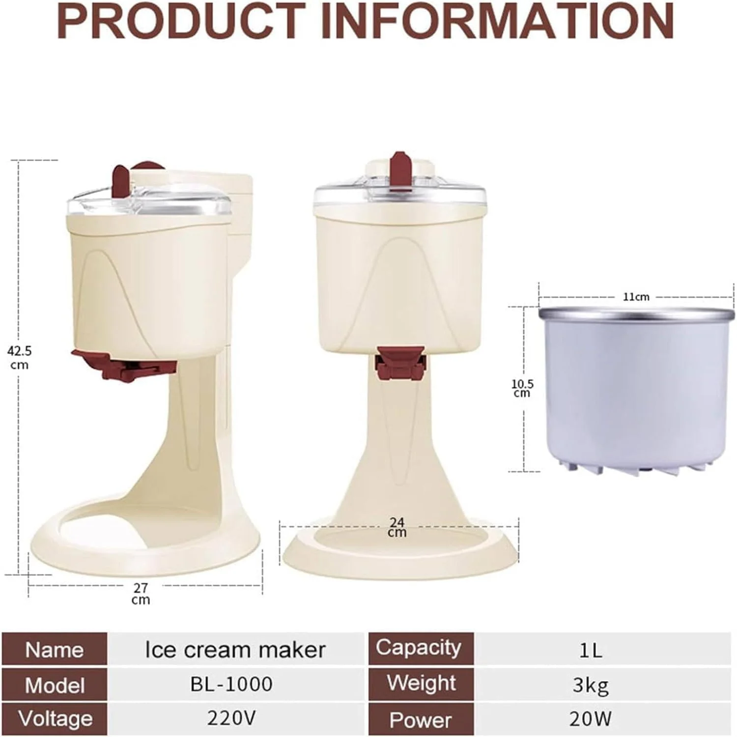 دستگاه بستنی ساز نرم، دستگاه بستنی ساز نرم میوه ای مینی اتوماتیک خانگی DIY آشپزخانه، دستگاه بستنی ساز نرم دستگاه بستنی ساز نرم، دستگاه بستنی ساز نرم میوه ای مینی اتوماتیک خانگی DIY آشپزخانه، دستگاه بستنی ساز نرم