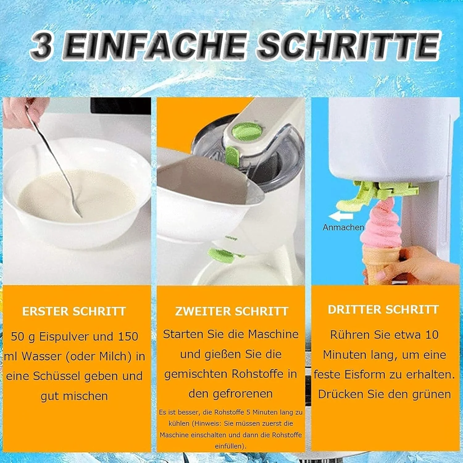 دستگاه بستنی ساز نرم، دستگاه بستنی ساز خانگی قابل حمل از میوه، دستگاه بستنی ساز نیمه اتوماتیک 1000 میلی لیتری DIY، دستگاه های بستنی ساز ماست، برای استفاده سریع در آشپزخانه خانگی