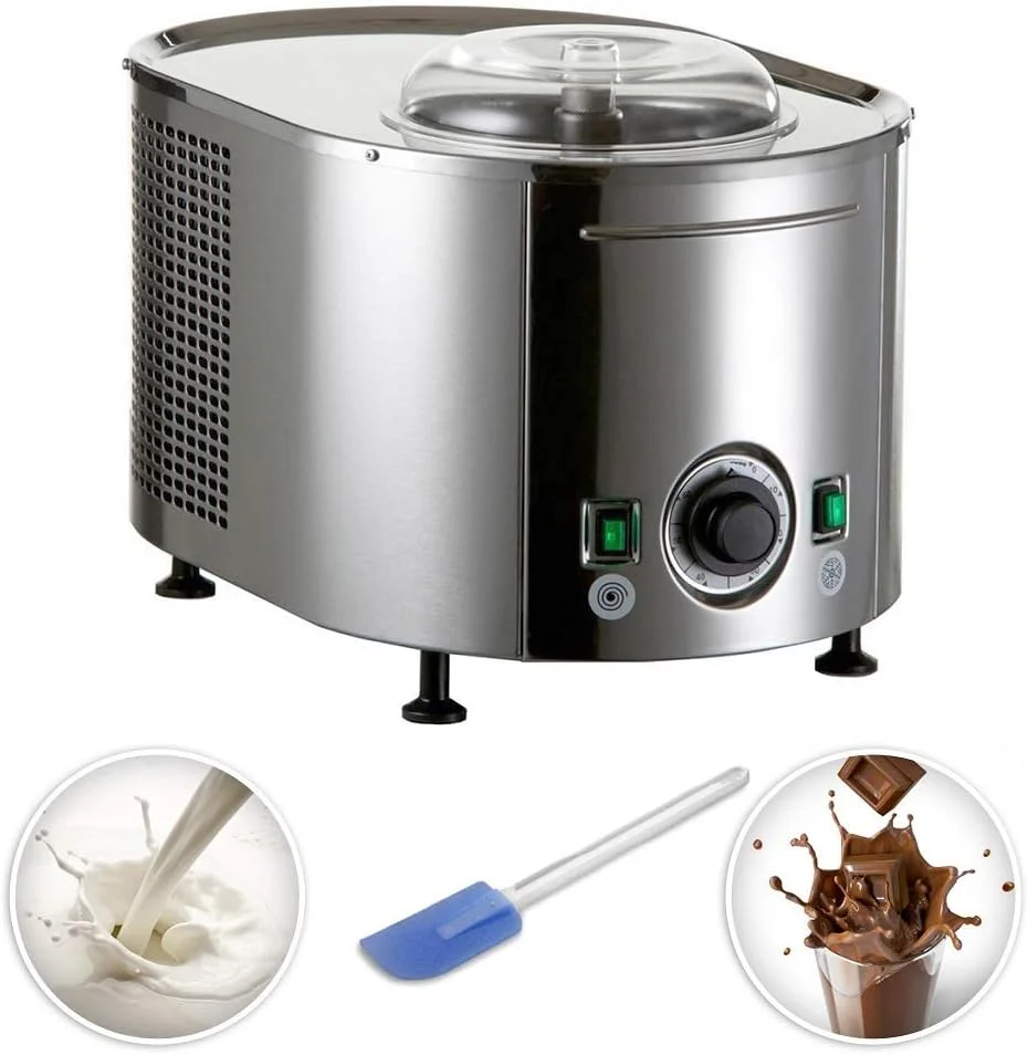 دستگاه بستنی ساز گورمت موسو MINI Lussino 4080 - بدون نیاز به کاسه فریزر - از بستنی ایتالیایی واقعی و دسرهای یخ زده خامه ای که به راحتی در خانه تهیه می شوند لذت ببرید - فقط مواد سالم را اضافه کنید - خاموش شدن خودکار