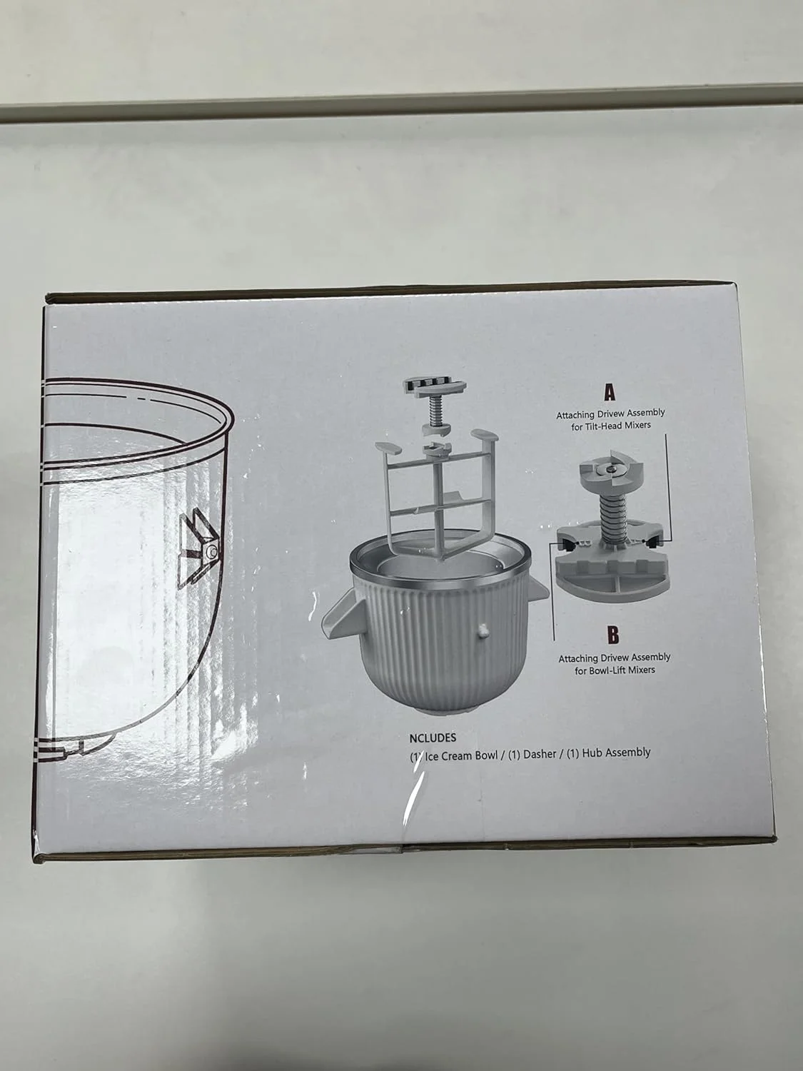 دستگاه بستنی ساز LETOMS مناسب Kitchenaid، کاسه بستنی ساز 2 کوارتی برای میکسر ایستاده 4.5/5/6/7QT، دستگاه سوربت و ژلاتو ساز برای یخ خانگی، دسر، ماست دستگاه بستنی ساز LETOMS مناسب Kitchenaid، کاسه بستنی ساز 2 کوارتی برای میکسر ایستاده 4.5/5/6/7QT، دستگاه سوربت و ژلاتو ساز برای یخ خانگی، دسر، ماست
