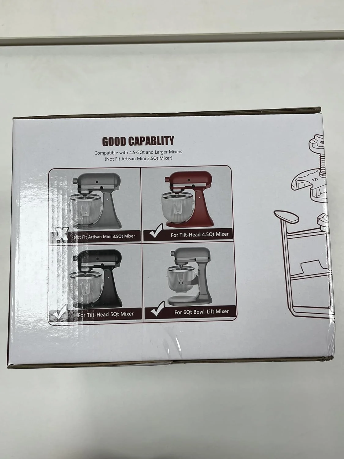 دستگاه بستنی ساز LETOMS مناسب Kitchenaid، کاسه بستنی ساز 2 کوارتی برای میکسر ایستاده 4.5/5/6/7QT، دستگاه سوربت و ژلاتو ساز برای یخ خانگی، دسر، ماست دستگاه بستنی ساز LETOMS مناسب Kitchenaid، کاسه بستنی ساز 2 کوارتی برای میکسر ایستاده 4.5/5/6/7QT، دستگاه سوربت و ژلاتو ساز برای یخ خانگی، دسر، ماست