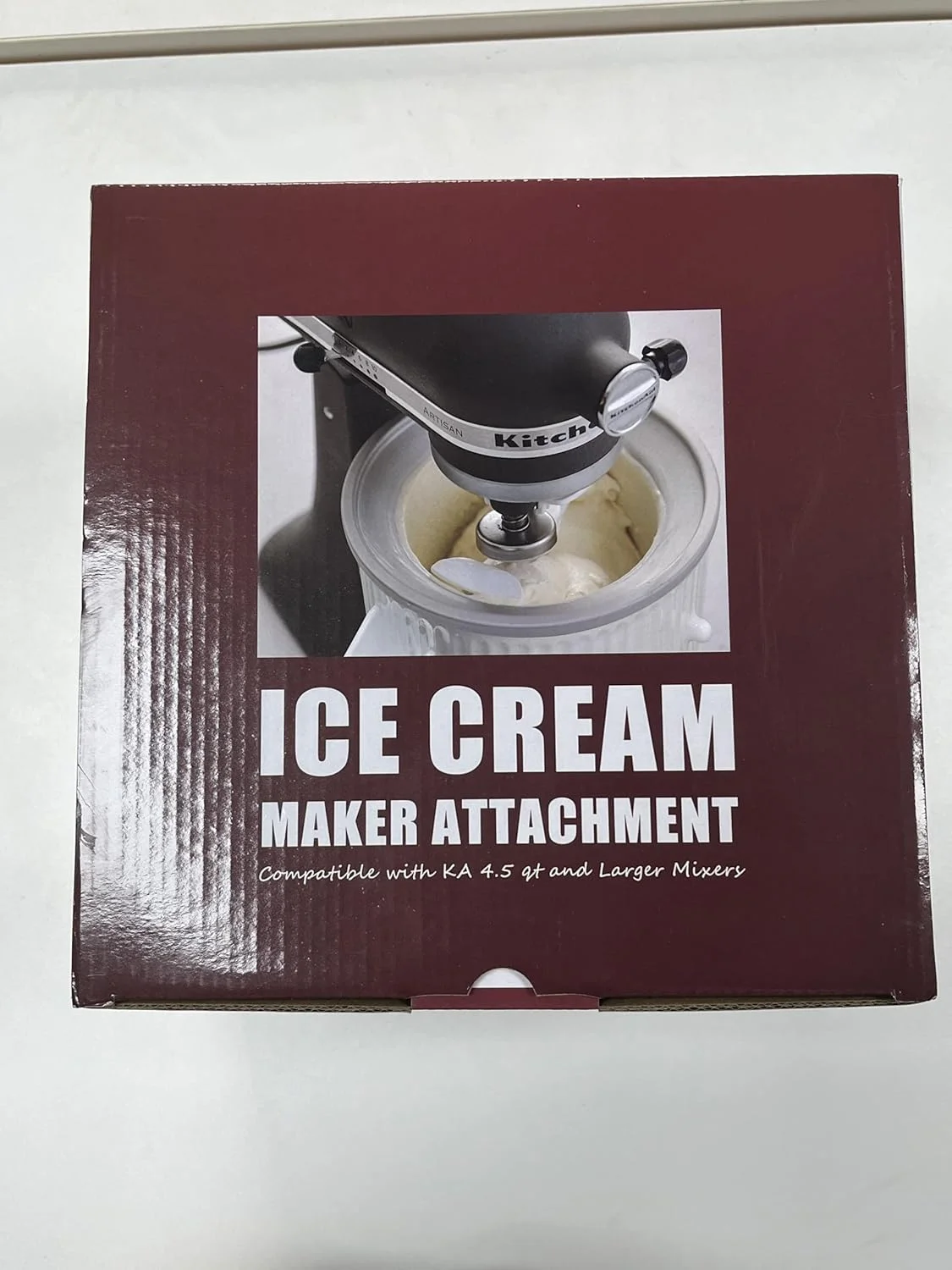دستگاه بستنی ساز LETOMS مناسب Kitchenaid، کاسه بستنی ساز 2 کوارتی برای میکسر ایستاده 4.5/5/6/7QT، دستگاه سوربت و ژلاتو ساز برای یخ خانگی، دسر، ماست دستگاه بستنی ساز LETOMS مناسب Kitchenaid، کاسه بستنی ساز 2 کوارتی برای میکسر ایستاده 4.5/5/6/7QT، دستگاه سوربت و ژلاتو ساز برای یخ خانگی، دسر، ماست