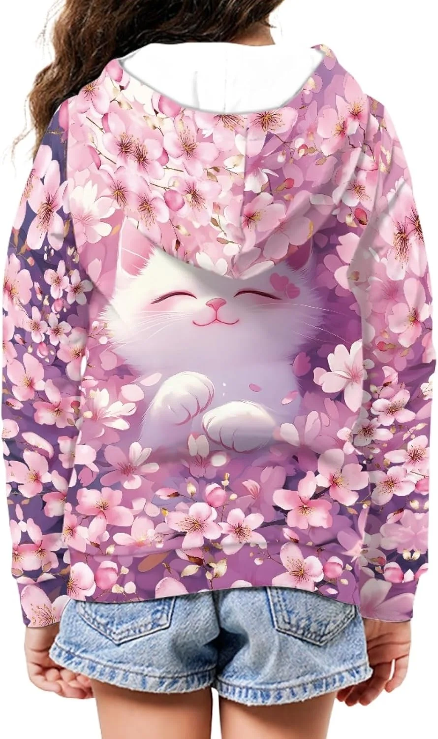 هودی زیپ دار Zanxiantu برای دختران، سویشرت و هودی های بچه گانه، استریت ور کلاه دار