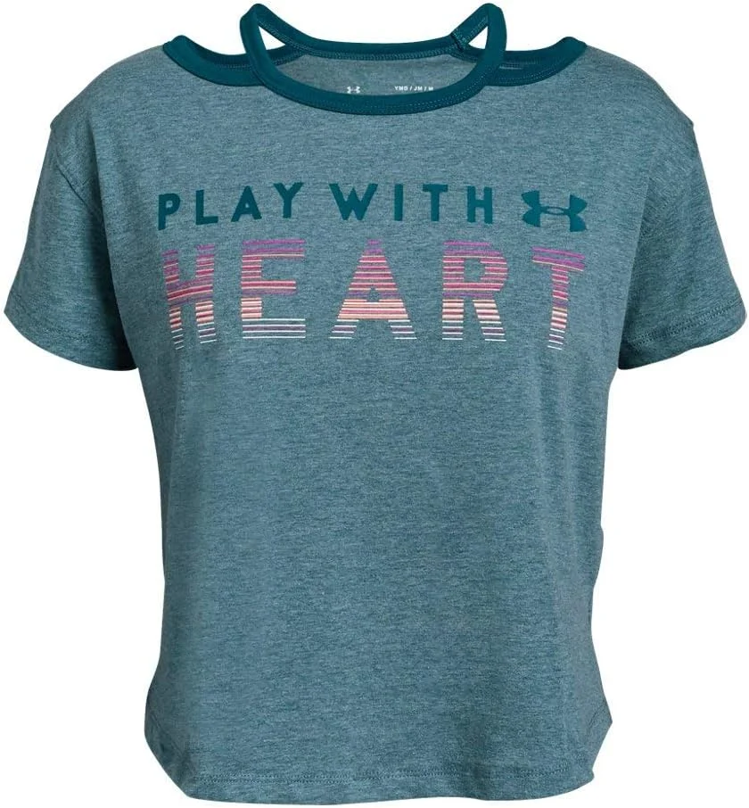 تی شرت دخترانه آندر آرمور UA Finale 'Play with Heart'