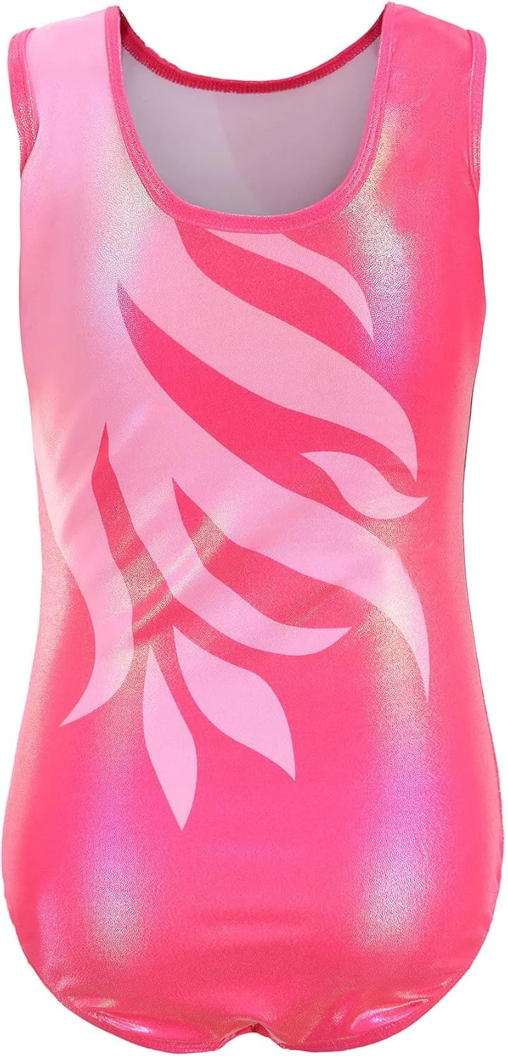 SEAUR - لباس ژیمناستیک دخترانه چاپی رقص باله لباس بدن آستین حلقه ای لباس رقص کودکان SEAUR - لباس ژیمناستیک دخترانه چاپی رقص باله لباس بدن آستین حلقه ای لباس رقص کودکان