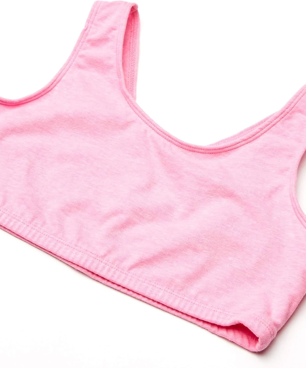 سوتین ورزشی دخترانه Fruit Of The Loom مدل Cotton Built-Up بسته 3 عددی