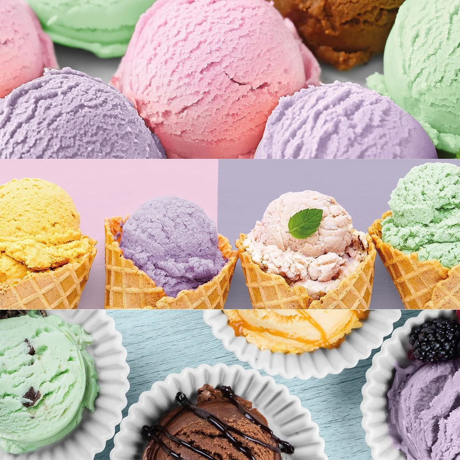 دستگاه بستنی ساز و سوربت ساز 0.5 لیتری Giles & Posner آبی دستگاه بستنی ساز و سوربت ساز 0.5 لیتری Giles & Posner آبی