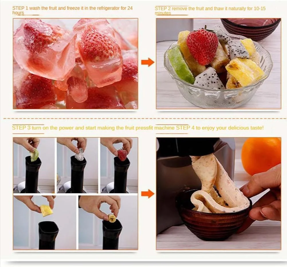 دستگاه بستنی ساز میوه ای تازه، دستگاه بستنی خانگی خوش طعم و لطیف، تهیه سوربت میوه، بستنی ژلاتو، لذت دسرهای سریع و آسان برای مصارف خانگی و تجاری دستگاه بستنی ساز میوه ای تازه، دستگاه بستنی خانگی خوش طعم و لطیف، تهیه سوربت میوه، بستنی ژلاتو، لذت دسرهای سریع و آسان برای مصارف خانگی و تجاری