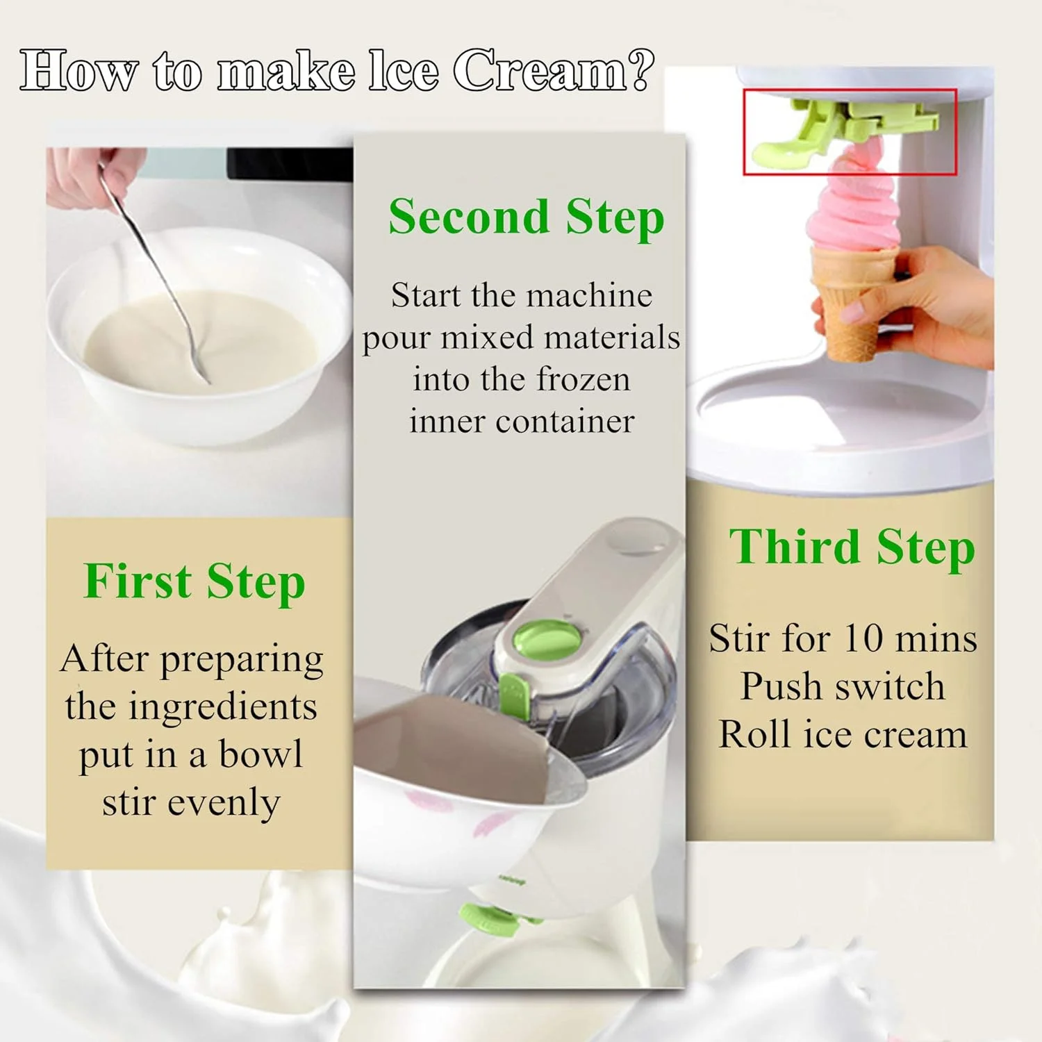 دستگاه بستنی ساز تمام اتوماتیک FMXYMC، دستگاه مینی بستنی قیفی، دستگاه بستنی میوه ای، برای بستنی نرم، ژلاتو، اسموتی، یخ در بهشت، ماست لبنی منجمد دستگاه بستنی ساز تمام اتوماتیک FMXYMC، دستگاه مینی بستنی قیفی، دستگاه بستنی میوه ای، برای بستنی نرم، ژلاتو، اسموتی، یخ در بهشت، ماست لبنی منجمد