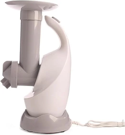 دستگاه بستنی ساز قیفی برقی خانگی، دستگاه پخش کننده دسر یخ زده، سفید دستگاه بستنی ساز قیفی برقی خانگی، دستگاه پخش کننده دسر یخ زده، سفید