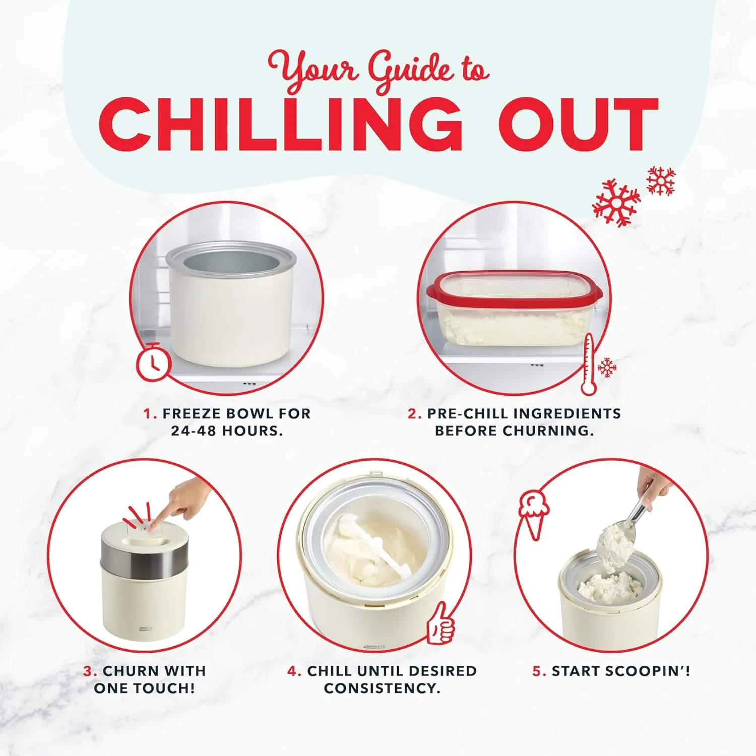 دستگاه بستنی ساز و ژلاتو ساز دولوکس دش، 2 کوارت - آبی دستگاه بستنی ساز و ژلاتو ساز دولوکس دش، 2 کوارت - آبی