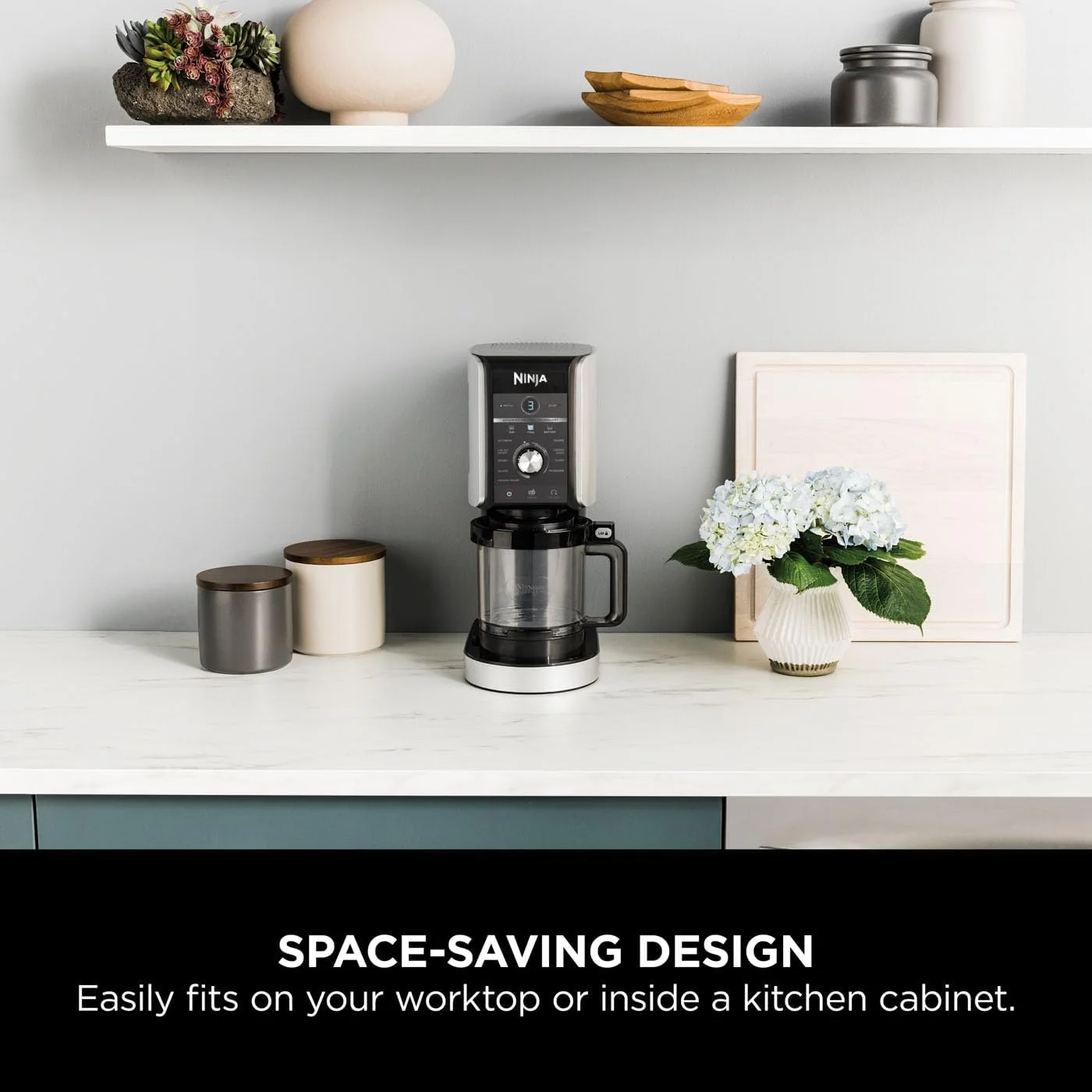 دستگاه بستنی ساز و دسر ساز یخ زده نینجا CREAMi Deluxe با 3 ظرف، 10 عملکرد، ساخت بستنی، ژلاتو، سوربت، ماست یخ زده، میلک شیک، اسلاش و موارد دیگر، نقره ای، NC501ME، 2 سال گارانتی دستگاه بستنی ساز و دسر ساز یخ زده نینجا CREAMi Deluxe با 3 ظرف، 10 عملکرد، ساخت بستنی، ژلاتو، سوربت، ماست یخ زده، میلک شیک، اسلاش و موارد دیگر، نقره ای، NC501ME، 2 سال گارانتی