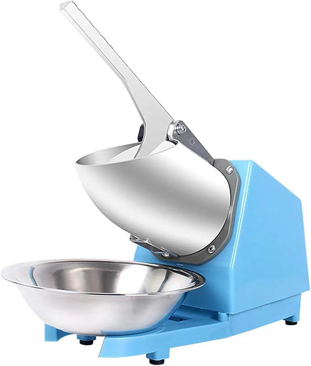 دستگاه یخ خرد کن استیل، دستگاه برف ساز برای بستنی، نوشیدنی های سرد، دسر میوه ای (IC1)