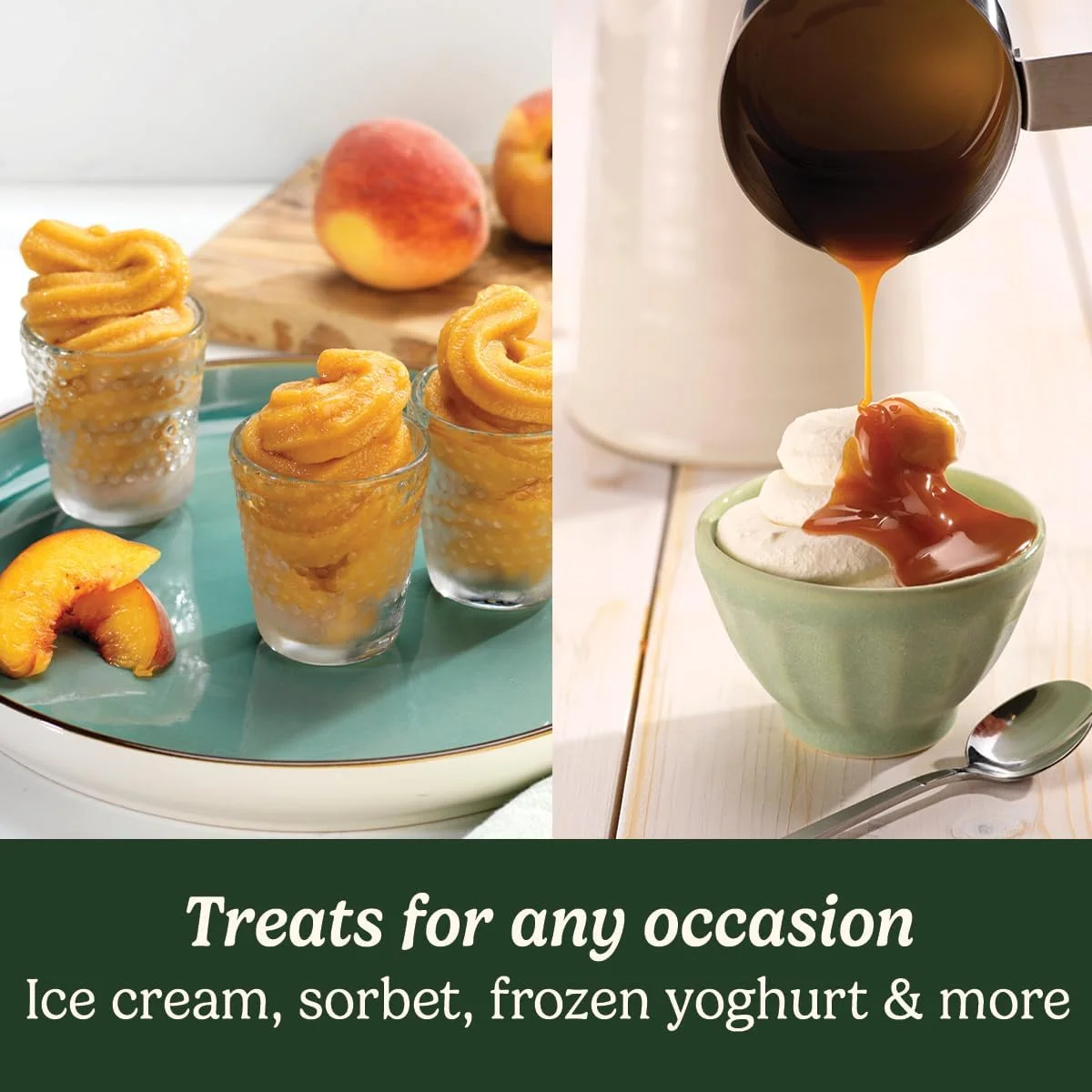 دستگاه بستنی ساز قیفی Cuisinart ICE48U - دستگاه بستنی ساز خانگی آسان با پخش کننده تاپینگ، کاملا اتوماتیک - فقط کافیست مواد مورد علاقه خود را اضافه کنید - ظرفیت 1.42 لیتر