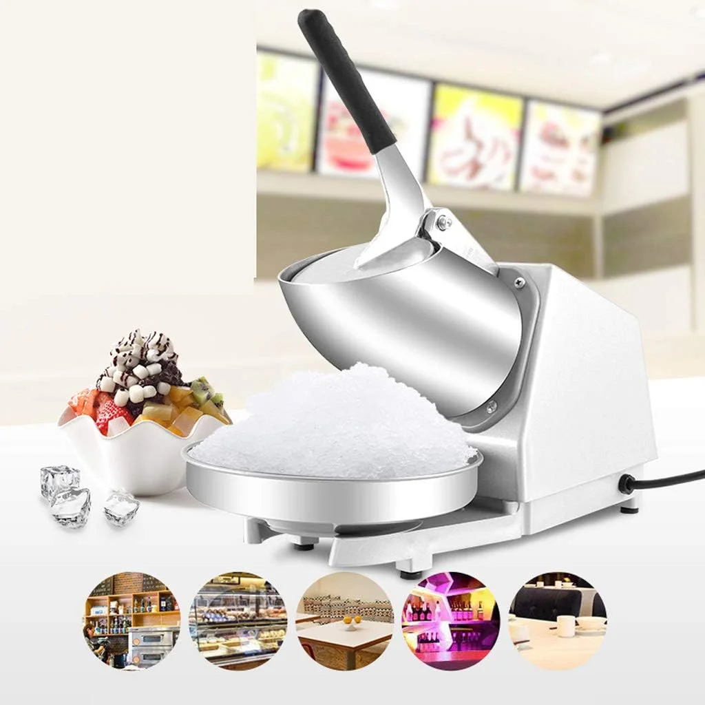 دستگاه یخ خرد کن استیل، دستگاه برف ساز برای بستنی، نوشیدنی های سرد، دسر میوه ای (IC1) دستگاه یخ خرد کن استیل، دستگاه برف ساز برای بستنی، نوشیدنی های سرد، دسر میوه ای (IC1)