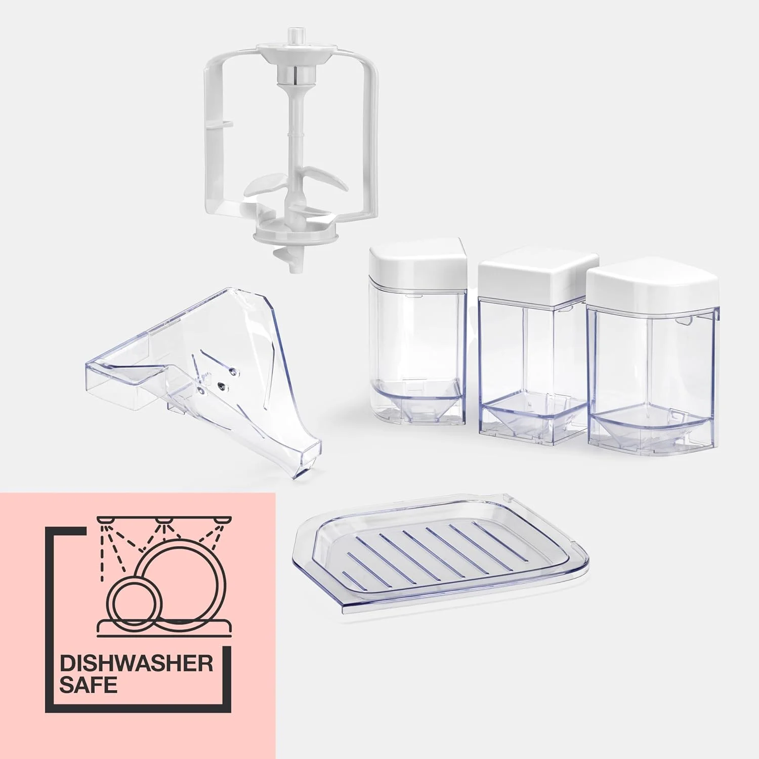 دستگاه بستنی ساز قیفی Cuisinart ICE48U - دستگاه بستنی ساز خانگی آسان با پخش کننده تاپینگ، کاملا اتوماتیک - فقط کافیست مواد مورد علاقه خود را اضافه کنید - ظرفیت 1.42 لیتر