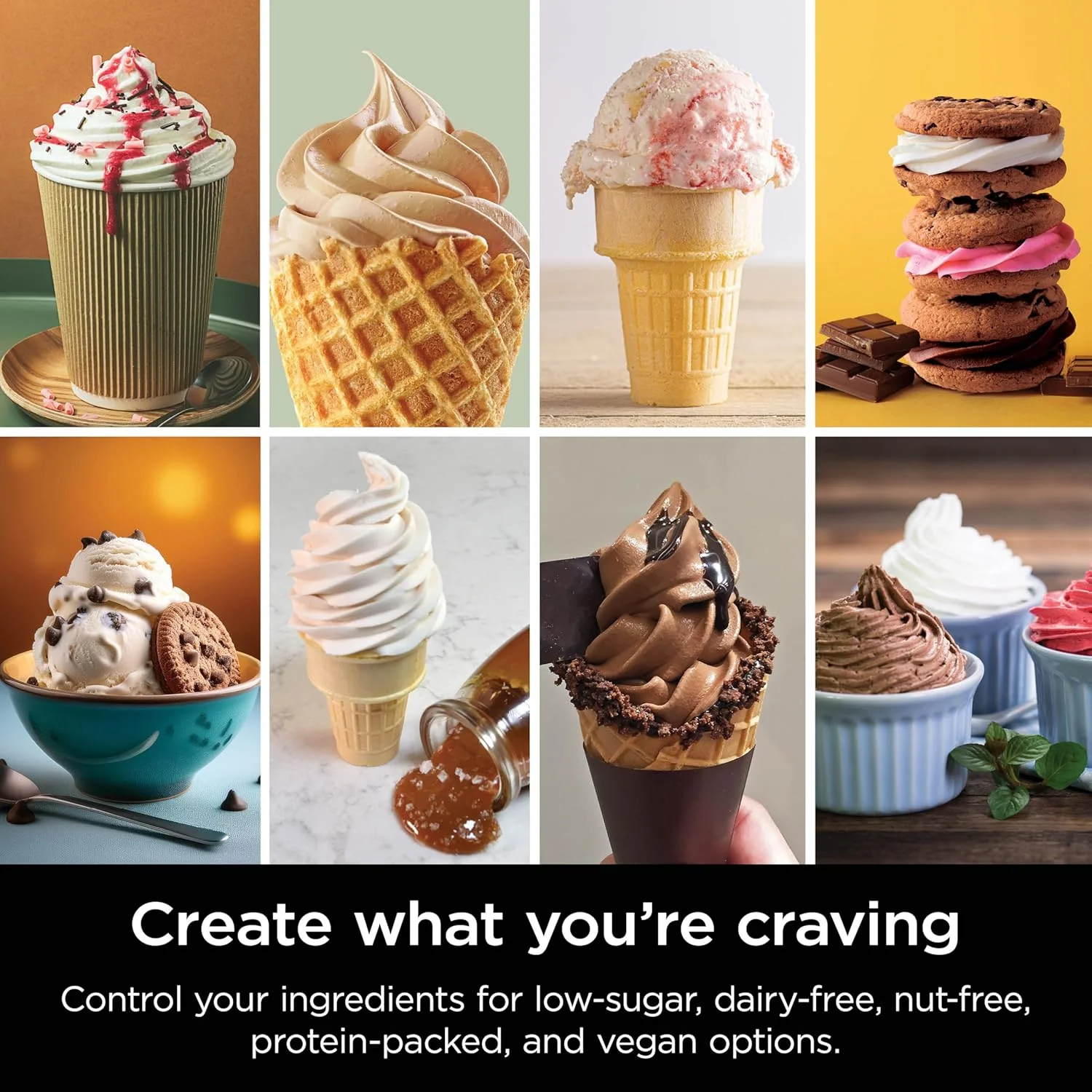 دستگاه بستنی ساز و سرو نرم نینجا CREAMi Swirl، شربت، میلک شیک، ماست یخ زده، برنامه کم کالری و موارد دیگر، 13 در 1، دسته سرو نرم و (2) پیمانه 16 اونسی CREAMi Swirl، برای کودکان و تمام سنین، NC701 دستگاه بستنی ساز و سرو نرم نینجا CREAMi Swirl، شربت، میلک شیک، ماست یخ زده، برنامه کم کالری و موارد دیگر، 13 در 1، دسته سرو نرم و (2) پیمانه 16 اونسی CREAMi Swirl، برای کودکان و تمام سنین، NC701