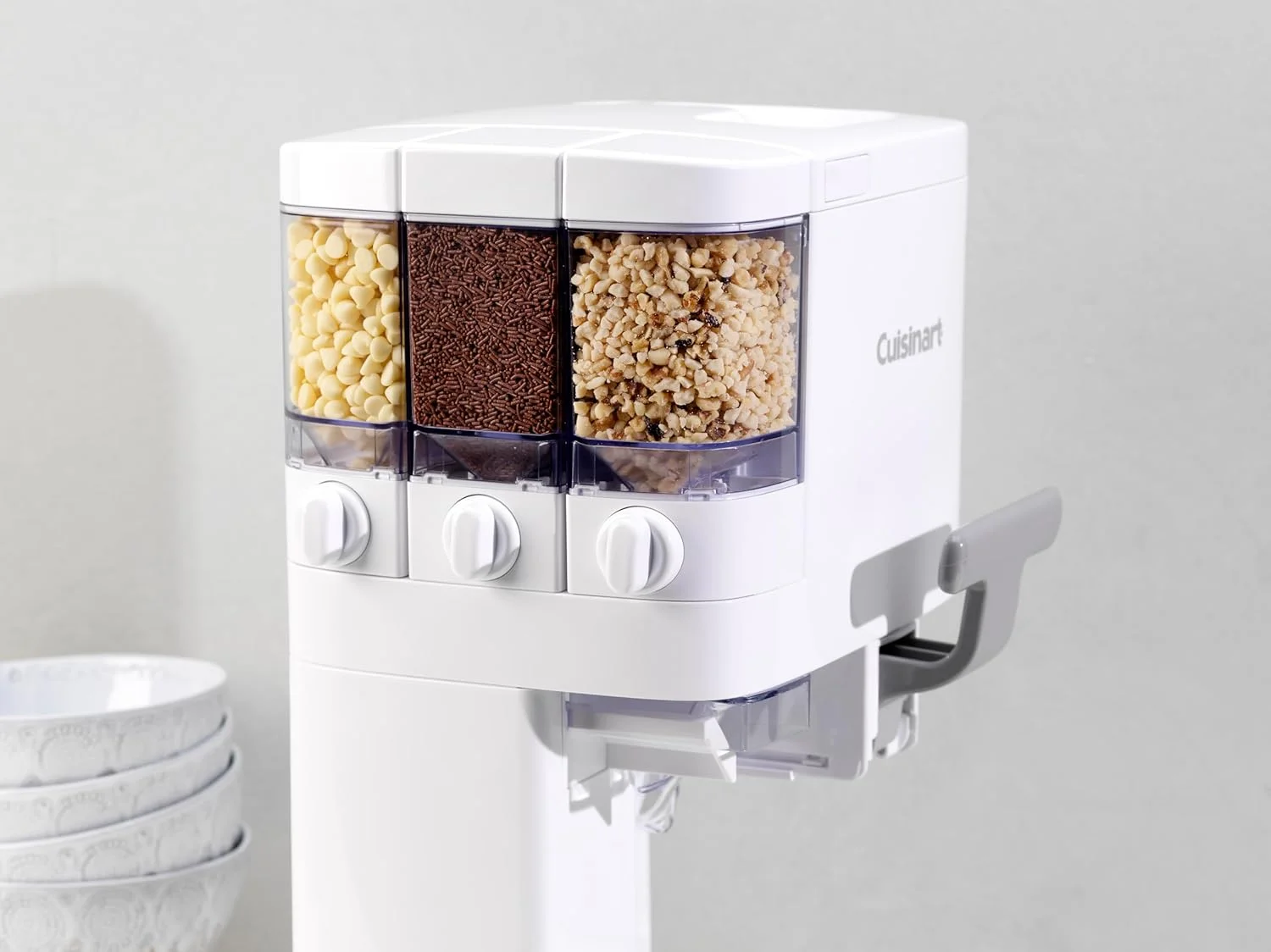 دستگاه بستنی ساز سافت سرو Cuisinart، ظرفیت 1.4 لیتر، 100% اتوماتیک، بستنی نرم، پخش کننده تاپینگ، تاج دستگاه بستنی ساز سافت سرو Cuisinart، ظرفیت 1.4 لیتر، 100% اتوماتیک، بستنی نرم، پخش کننده تاپینگ، تاج