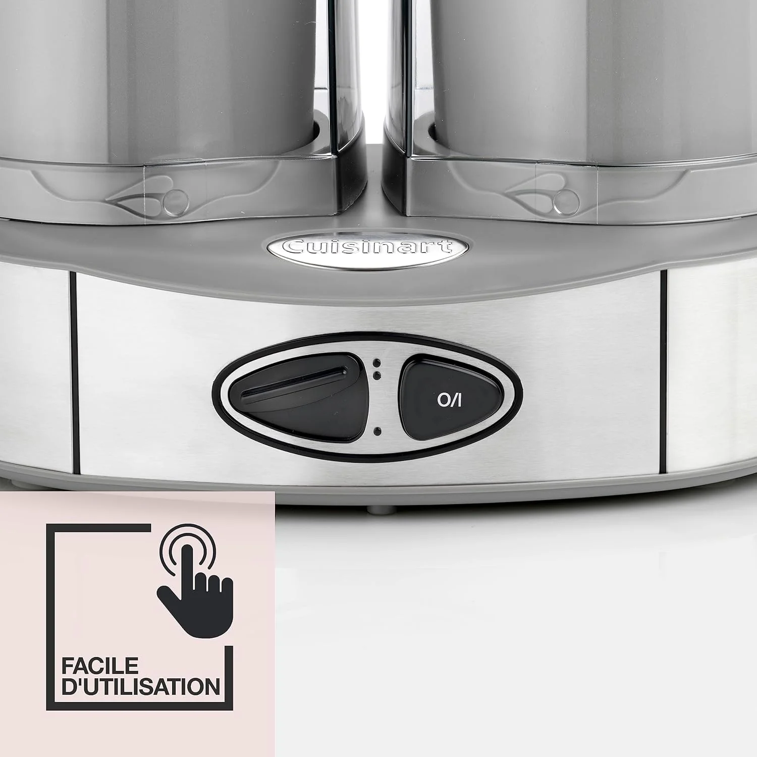 دستگاه بستنی ساز دوقلو Cuisinart، خاکستری، CA-ICE40BCE دستگاه بستنی ساز دوقلو Cuisinart، خاکستری، CA-ICE40BCE