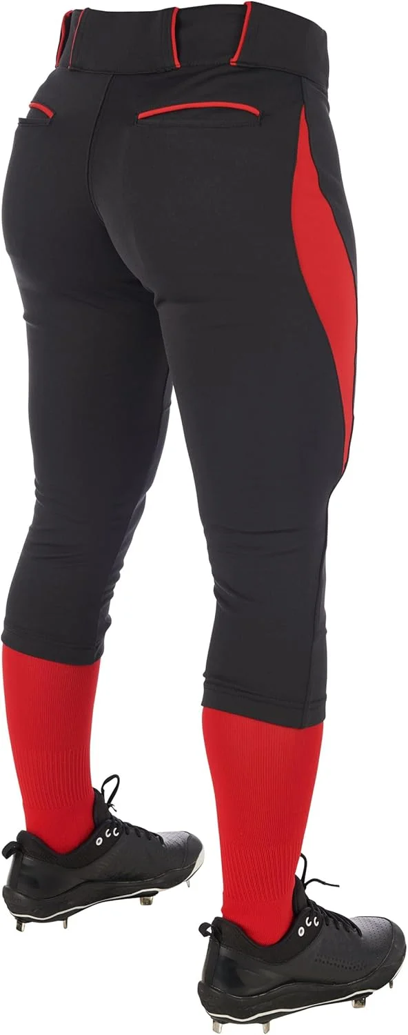 شلوار سافت بال دخترانه CHAMPRO Surge مدل Traditional Low-Rise Fastpitch