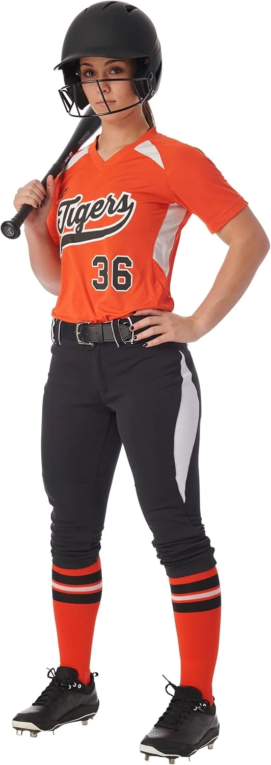 شلوار سافت بال دخترانه CHAMPRO Surge مدل Traditional Low-Rise Fastpitch