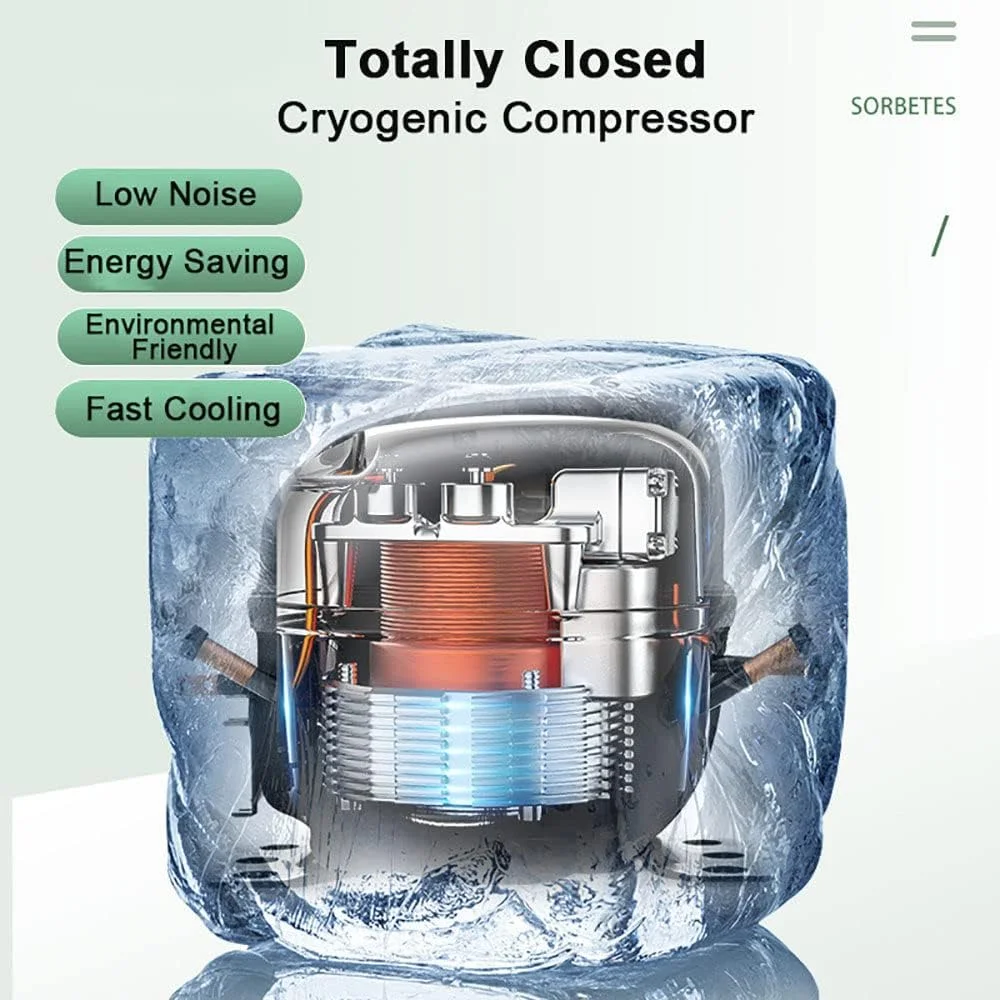 دستگاه بستنی ساز تجاری، دستگاه بستنی ساز اتوماتیک نرم و سخت با کمپرسور 1150 واتی، صفحه نمایش LCD، تولید 16 لیتر در ساعت، کم صدا، صرفه جویی در انرژی، برای کافه ها، رستوران ها، بوفه ها و غیره.