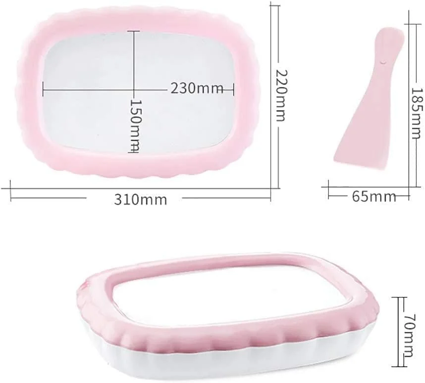 دستگاه بستنی رولی خانگی ATAAY، دستگاه یخ ساز فوری، مناسب کودکان، مینی بستنی ساز